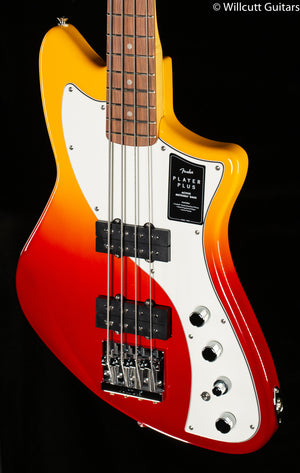 Fender Player Plus Active Meteora Bass Pau Ferro Fingerboard Tequila Sunrise Bass Guitar