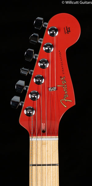 Fender Limited Edition Player Stratocaster HSS Maple Fingerboard Fiesta Red with Matching Headstock (355)