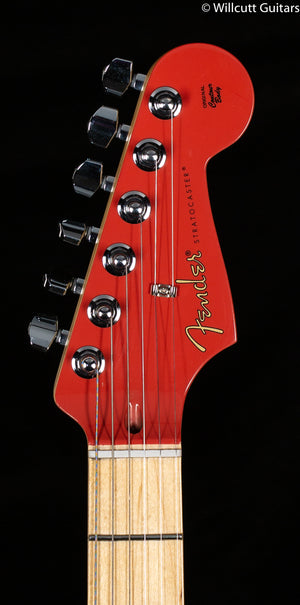 Fender Limited Edition Player Stratocaster HSS Maple Fingerboard Fiesta Red with Matching Headstock (393)