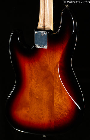 Fender Geddy Lee Jazz Bass 3-Tone Sunburst Maple Bass Guitar