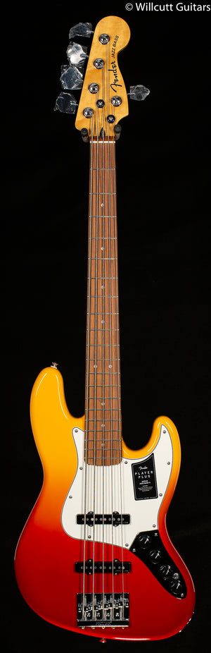 Fender Player Plus Jazz Bass V, Pau Ferro Fingerboard, Tequila Sunrise (380) Bass Guitar