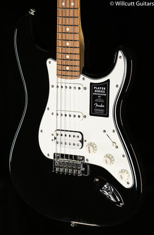 Fender Player Stratocaster HSS Plus Top, Pau Ferro Fingerboard, Black (025)