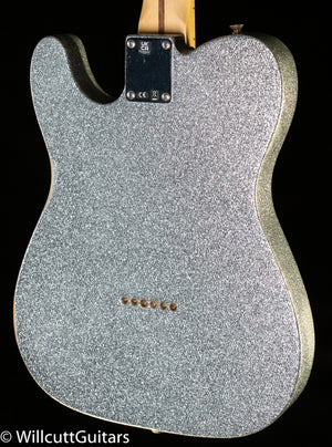Fender Brad Paisley Road Worn Telecaster, Maple Fingerboard, Silver Sparkle (193)