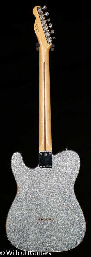 Fender Brad Paisley Road Worn Telecaster, Maple Fingerboard, Silver Sparkle (194)
