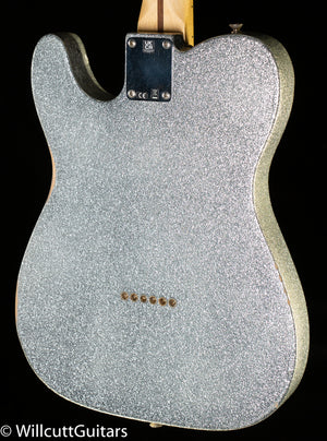 Fender Brad Paisley Road Worn Telecaster, Maple Fingerboard, Silver Sparkle (194)