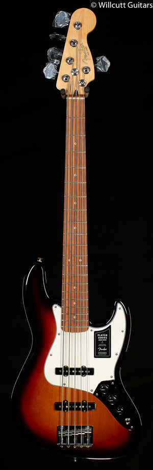 Fender Player Jazz Bass V Pau Ferro Fingerboard 3-Color Sunburst (311) Bass Guitar