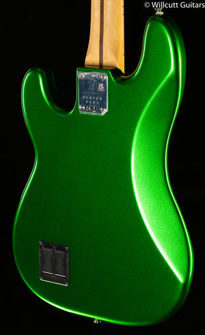 Fender Player Plus Precision Bass Maple Fingerboard Cosmic Jade (863) Bass Guitar