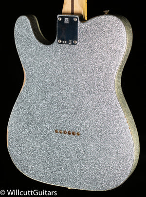 Fender Brad Paisley Road Worn Telecaster, Maple Fingerboard, Silver Sparkle (944)