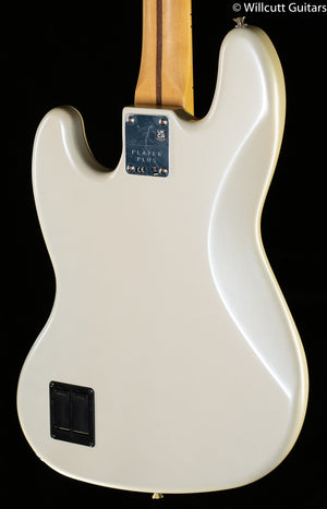 Fender Player Plus Jazz Bass Maple Fingerboard Olympic Pearl (841) Bass Guitar