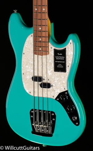 Fender Vintera '60s Mustang Bass Pau Ferro Fingerboard Sea Foam Green (407)