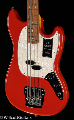 Fender Vintera '60s Mustang Bass Pau Ferro Fingerboard Fiesta Red (264)