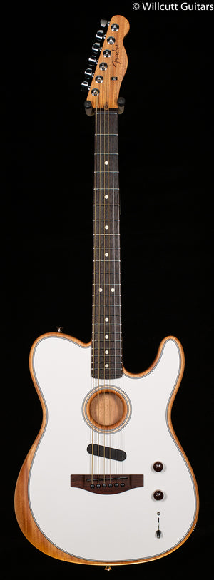 Fender Acoustasonic Player Telecaster Rosewood Fingerboard Arctic White