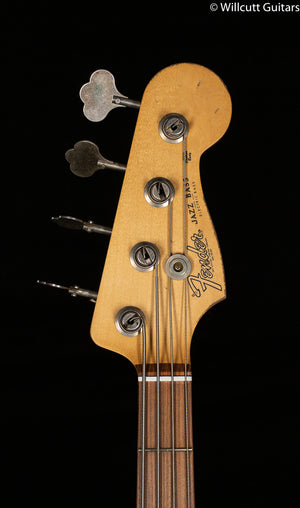 Fender 60th Anniversary Road Worn Jazz Bass 3-Color Sunburst Pau Ferro Bass Guitar