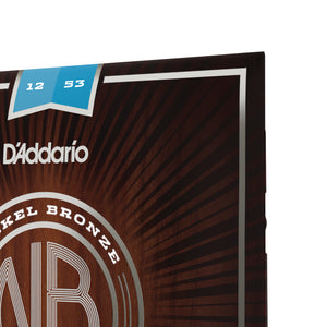 D'Addario NB1253 12-53 Light, Nickel Bronze