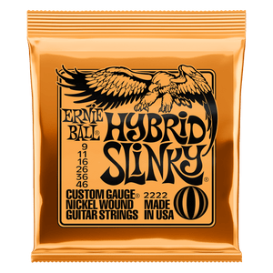 Ernie Ball Hybrid Slinky Nickel Wound Electric Guitar Strings - 9-46 Gauge