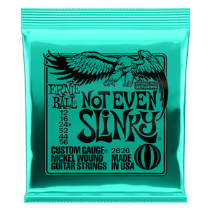 Ernie Ball Not Even Slinky Nickel Wound Electric Guitar Strings - 12-56 Gauge