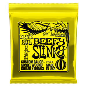 Ernie Ball Beefy Slinky Nickel Wound Electric Guitar Strings - 11-54 Gauge