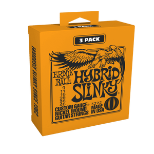 Ernie Ball Hybrid Slinky Nickel Wound Electric Guitar Strings - 9-46 Gauge
