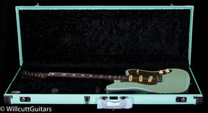 Fender Parallel Universe Volume II Strat Jazz Deluxe Transparent Faded Seafoam Green