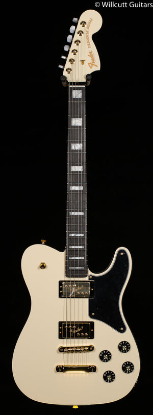 Fender Parallel Universe Volume II Troublemaker Tele Deluxe, Ebony Fingerboard, Olympic White (547)