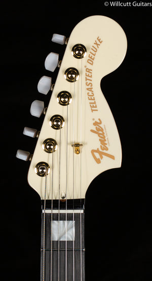 Fender Parallel Universe Volume II Troublemaker Tele Deluxe, Ebony Fingerboard, Olympic White (547)