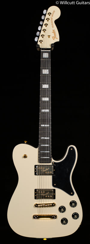 Fender Parallel Universe Volume II Troublemaker Tele Deluxe, Ebony Fingerboard, Olympic White (597)
