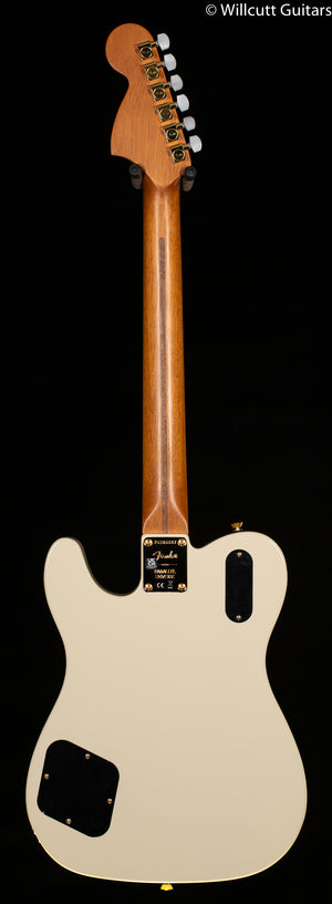 Fender Parallel Universe Volume II Troublemaker Tele Deluxe, Ebony Fingerboard, Olympic White (597)