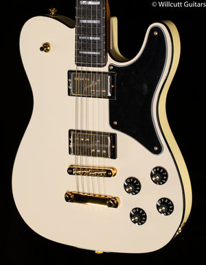 Fender Parallel Universe Volume II Troublemaker Tele Deluxe, Ebony Fingerboard, Olympic White (597)