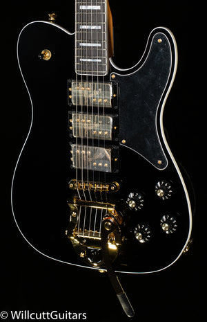Fender Parallel Universe Volume II Troublemaker Tele Deluxe with Bigsby Ebony Fingerboard Black (932)