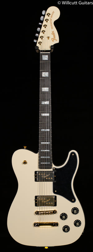 Fender Parallel Universe Volume II Troublemaker Tele Deluxe, Ebony Fingerboard, Olympic White (724)