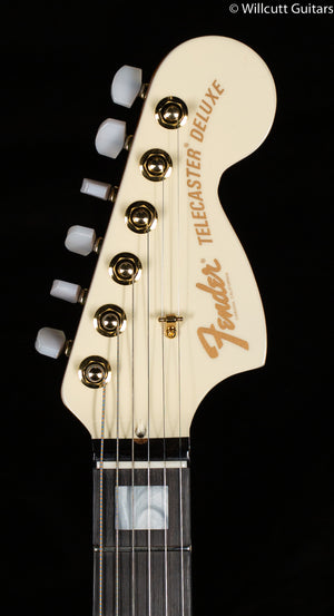 Fender Parallel Universe Volume II Troublemaker Tele Deluxe, Ebony Fingerboard, Olympic White (724)