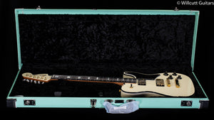 Fender Parallel Universe Volume II Troublemaker Tele Deluxe, Ebony Fingerboard, Olympic White (724)