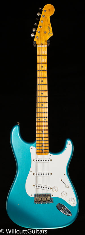 Fender Custom Shop Willcutt Big Neck Stratocaster Journeyman Relic Teal Green Metallic