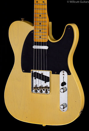 Fender Custom Shop 4/54 Blackguard Tele Blonde Willcutt Limited Original Neck Carve