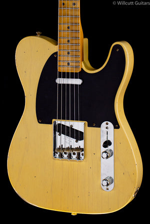 Fender Custom Shop 4/54 Blackguard Tele Blonde Willcutt Limited Original Neck Carve