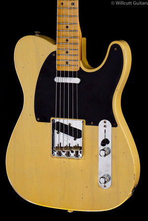 Fender Custom Shop 4/54 Blackguard Tele Blonde Willcutt Limited Original Neck Carve