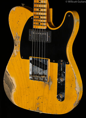 Fender Custom Shop Limited Edition '51 HS Telecaster Heavy Relic Maple Fingerboard Aged Butterscotch Blonde
