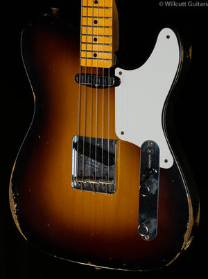 Fender Custom Shop LTD Roast Pine Double Esquire Relic Wide Fade 2-Color Sunburst (153)