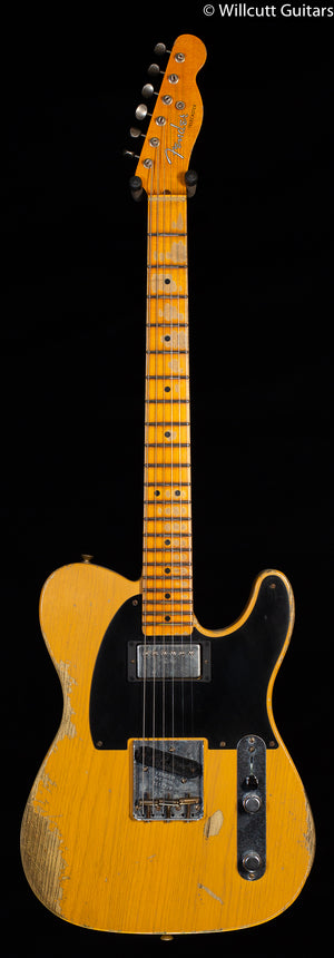 Fender Custom Shop Limited Edition '51 HS Telecaster Heavy Relic Maple Fingerboard Aged Butterscotch Blonde