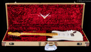 Fender Custom Shop Jimmie Vaughan Stratocaster Maple Fingerboard Aged Olympic White