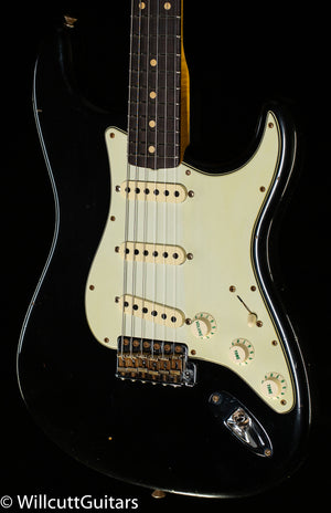 Fender Custom Shop Willcutt True '62 Stratocaster Journeyman Relic Black over 3TS '59 C