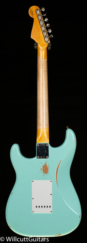 Fender Custom Shop "The 63" 1963 Stratocaster Relic Surf Green 65 C (652)