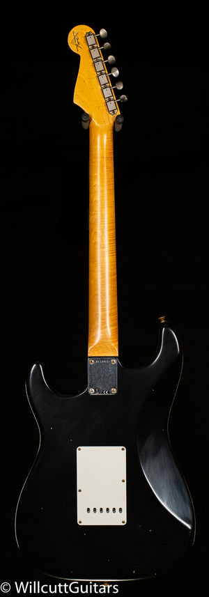 Fender Custom Shop Willcutt True '62 Stratocaster Journeyman Relic Black 60s Oval C