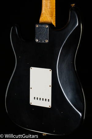 Fender Custom Shop Willcutt True '62 Stratocaster Journeyman Relic Black 60s Oval C