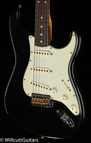 Fender Custom Shop Willcutt True '62 Stratocaster Journeyman Relic Black 60s Oval C