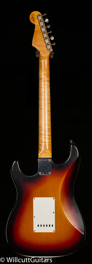 Fender Custom Shop Willcutt True '62 Stratocaster Journeyman Relic 3-Tone Sunburst 60s Oval C