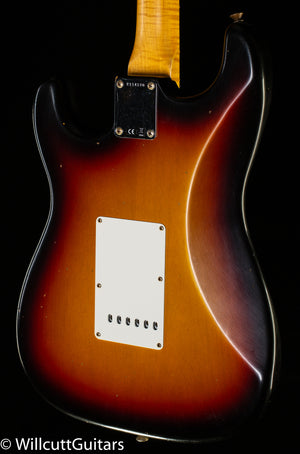Fender Custom Shop Willcutt True '62 Stratocaster Journeyman Relic 3-Tone Sunburst Large C
