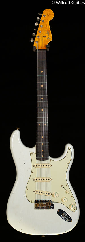 Fender Custom Shop Willcutt True '62 Stratocaster Journeyman Relic Olympic White Large C