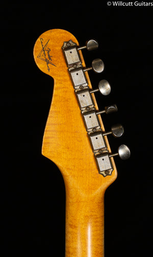 Fender Custom Shop Willcutt True '62 Stratocaster Journeyman Relic Olympic White Large C