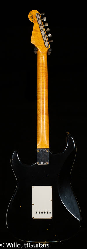 Fender Custom Shop Willcutt True '62 Stratocaster Journeyman Relic Black over 3TS '59 C